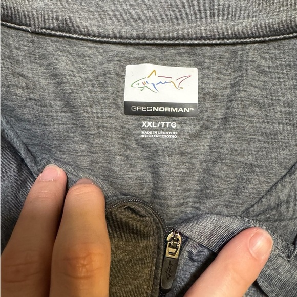 Greg Norman Mens‎ Grey 1/4 Zip Pullover XXL - Picture 3 of 4